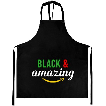 Discover Black History Black and amazing Aprons