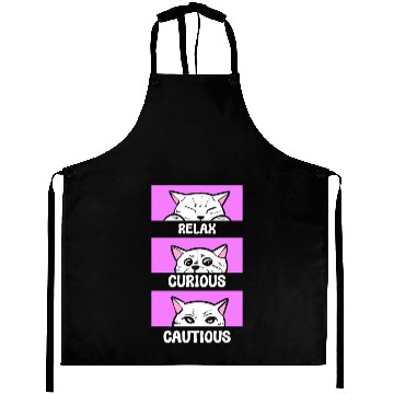 Discover Cat Mood Cat Store Worker Aprons