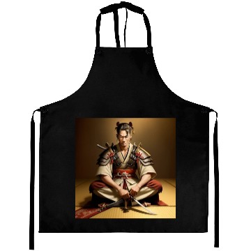 Discover A Serious Samurai Aprons