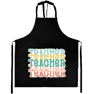 Discover Teacher Stacked Aprons