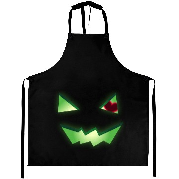 Discover Glowing Green See-Through Jack-O-Lantern w/ Heart Aprons