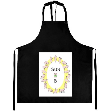 Discover Piggy Sun Salutation B Aprons