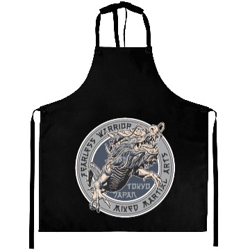 Discover Fearless Warrıor Mixed Martia Arts Aprons