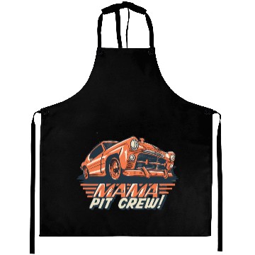 Discover Matching Family Race Car Pit Crew Mama Aprons