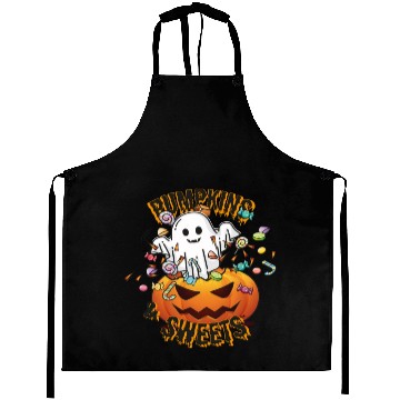 Discover Halloween-Ghost "Pumpkins and sweets" Aprons