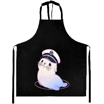 Discover Seal Sailor Cap Boat Captain Cap Boating Seal Aprons