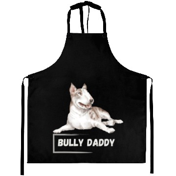 Discover Bull Terrier Dad Aprons