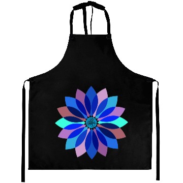 Discover Neon Floral Mandala Aprons