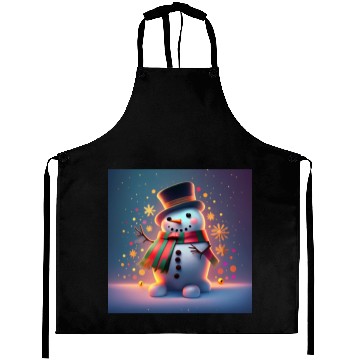 Discover Cute Christmas snowman Aprons
