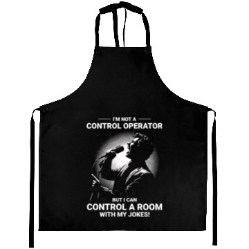 Discover Ham Radio Operator Stand-Up Comedy Control Room Aprons