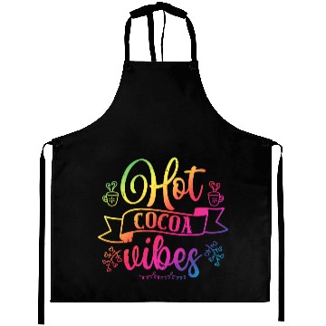 Discover Chocolate Lover Hot Cocoa Vibes Aprons