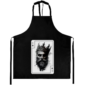 Discover King Gothic Poker Card Game Horror Creepy Aprons