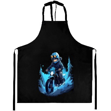 Discover Dirt Bike Anime Ice Racing Motorcycle Ice Racer Aprons