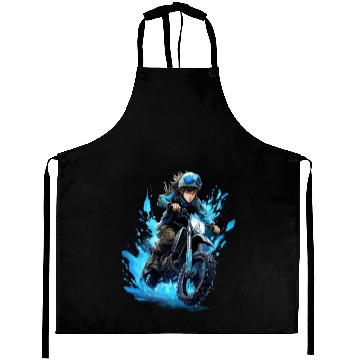 Discover Dirt Bike Anime Ice Racing Motorcycle Ice Racer Aprons