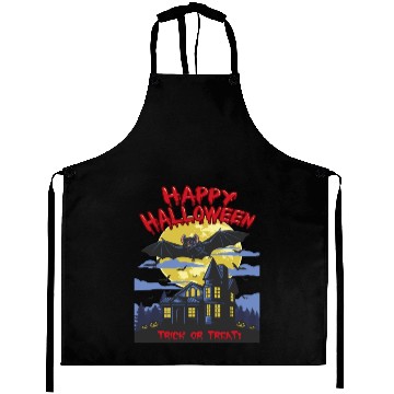 Discover Happy Halloween Trick or Treat Aprons