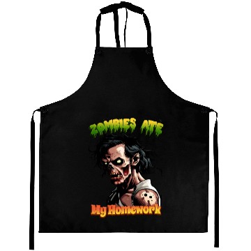 Discover Zombies Ate My Homework Aprons