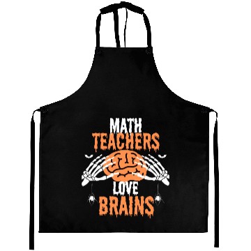 Discover Halloween math teacher Aprons