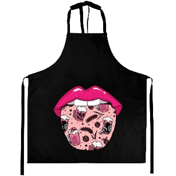 Discover Alcohol Drinking Drinker Tongue Aprons