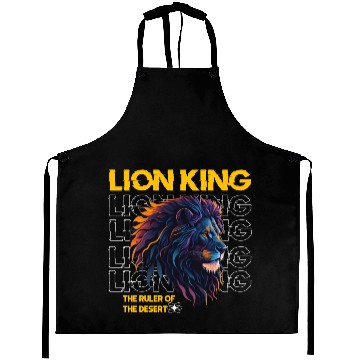 Discover Vector Lion King Digital Accessor Aprons