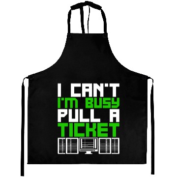 Discover Network Admin Programmer Pull A Ticket Aprons