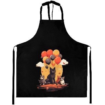 Discover Cats, Dogs & Balloons Aprons