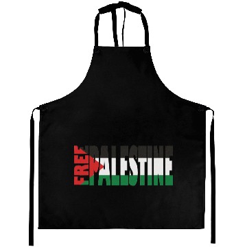 Discover free palestine Aprons
