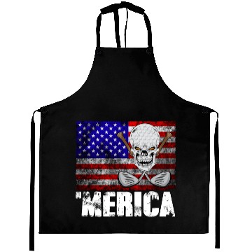 Discover Merica Golf Aprons