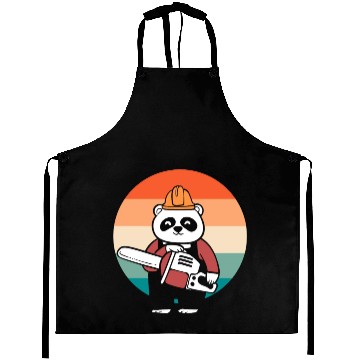 Discover Panda Chainsaw Tree Worker Aprons