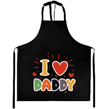 Discover I Love My Daddy Best Dad Ever Father's Cool Kids Aprons