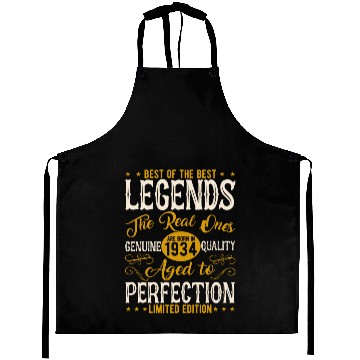 Discover 1934 Legends 89-90: Vintage Birthday Aprons
