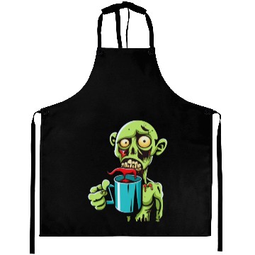Discover green zombie Aprons