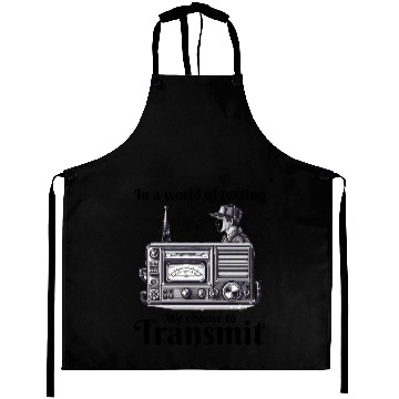 Discover Vintage Ham Radio Operator Funny Aprons