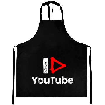 Discover I love YouTube Aprons