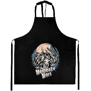 Discover Unique Skull With Skeleton Hands Over Face Aprons