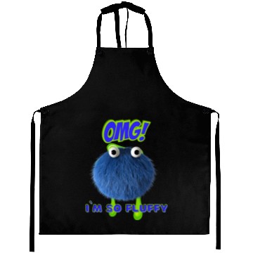 Discover OMG Im So Fluffy, Cute Furry monster. Aprons