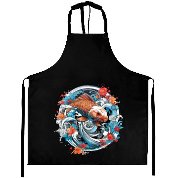 Discover Koi Fish Koi Carp Japanese Koi Garden-Pond Koi Aprons