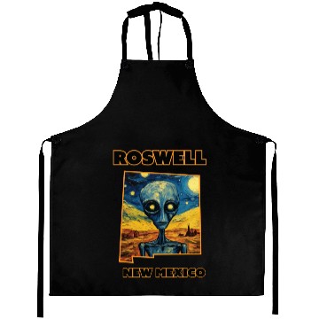 Discover Roswell New Mexico - Alien Aprons