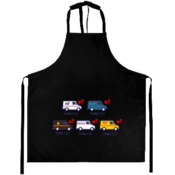 Discover Thank You Postal worker Sticker Aprons