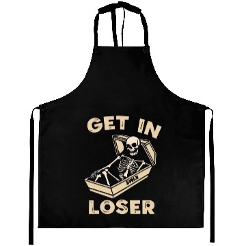 Discover Get In Loser Skeleton In Coffin Aprons