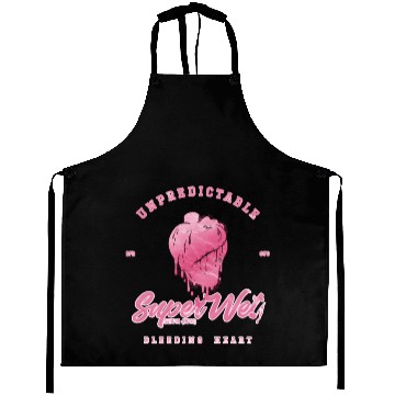 Discover Unpredictable bleeding heart (pale style) Aprons