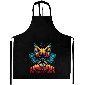 Discover Colorful Butterfly face Aprons