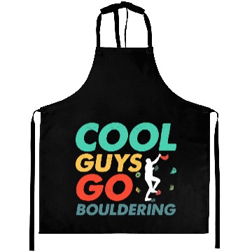 Discover Cool Guys Go Bouldering Climbing Boulder Aprons