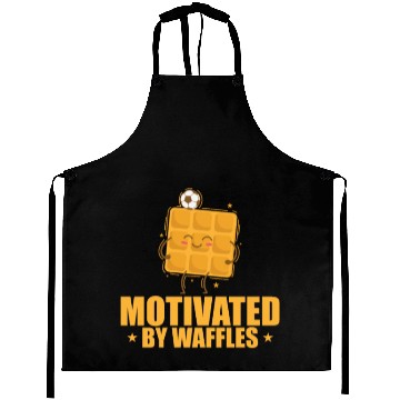 Discover Motivated by Waffles Dough Pastry Snack Aprons