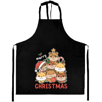 Discover Hamster Christmas Tree Merry Christmas Aprons