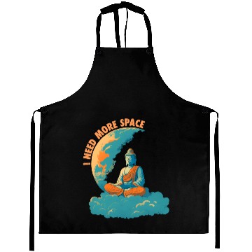 Discover i need more space buddha Aprons