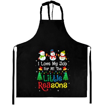 Discover Daycare Teacher Christmas I Love My Job For All Aprons