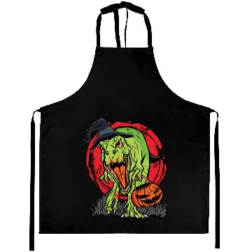 Discover Trick Or Treating Dinosaur With Jack O Lantern Aprons