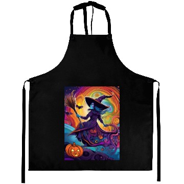 Discover Halloween Witch Aprons