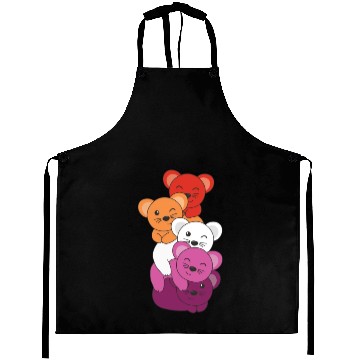 Discover Lesbian Flag Pride Lgbtq Cute Mouse Aprons