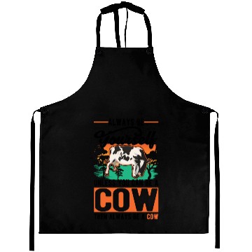 Discover Cow Gift Farmer Cattle Breeder Cows Aprons